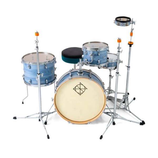 Dixon Drums 'Little Roomer' 20'' 5pc Shell Pack w/Bags, Cerulean Frost