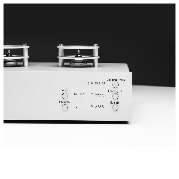 Pro Ject Tube Box S3 B Balanced Audiophile Tube Phone Stage, Silver - lifestyle 4 