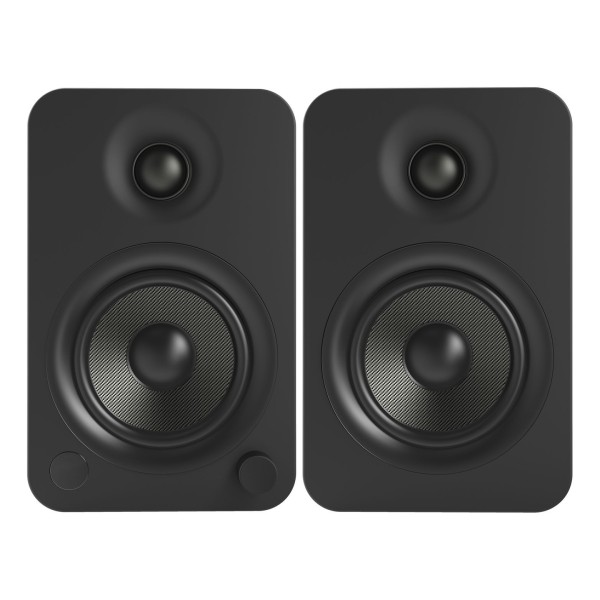YU4 Speakers, Matte Black - Front