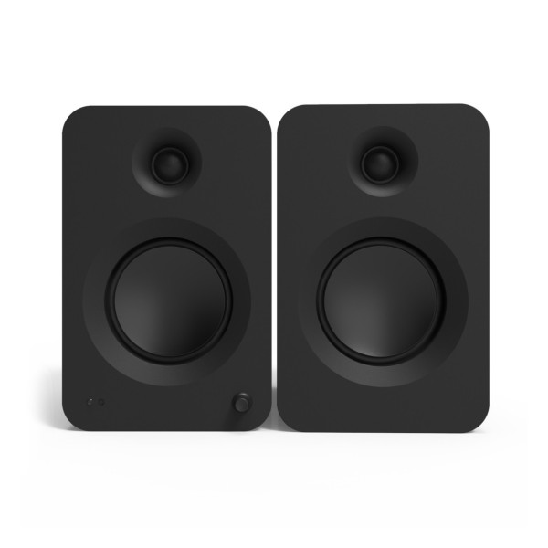 Kanto REN Powered Speakers with HDMI ARC, USB-C, and Bluetooth, Matte Black - Front