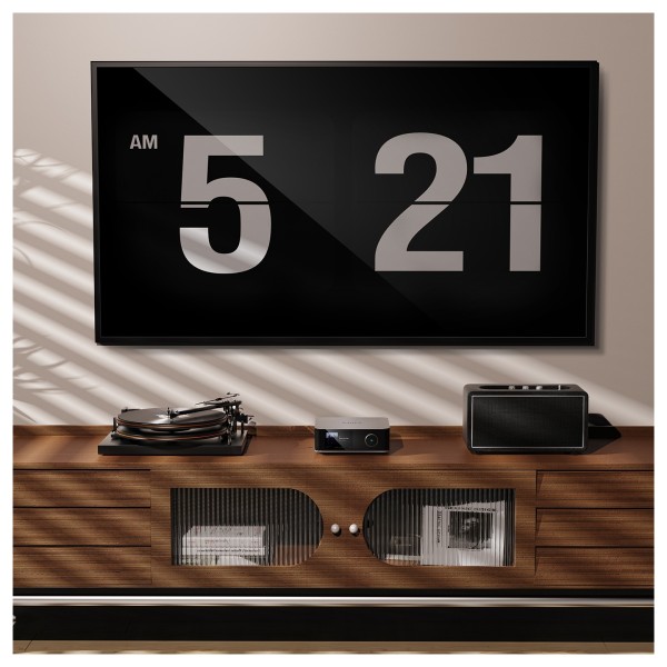 WiiM Amp Ultra Streaming Amplifier, Silver - lifestyle 1