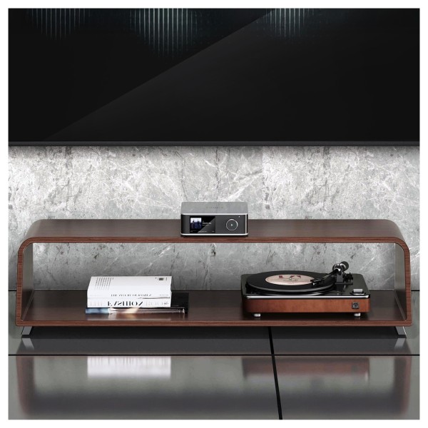 WiiM Amp Ultra Streaming Amplifier, Silver - lifestyle 2
