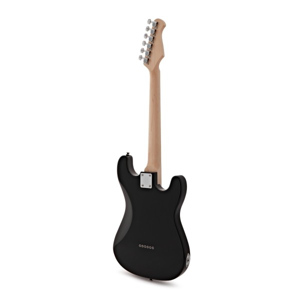 Antiquity St1 Mini 3/4 Size Left Handed Electric Guitar, Black