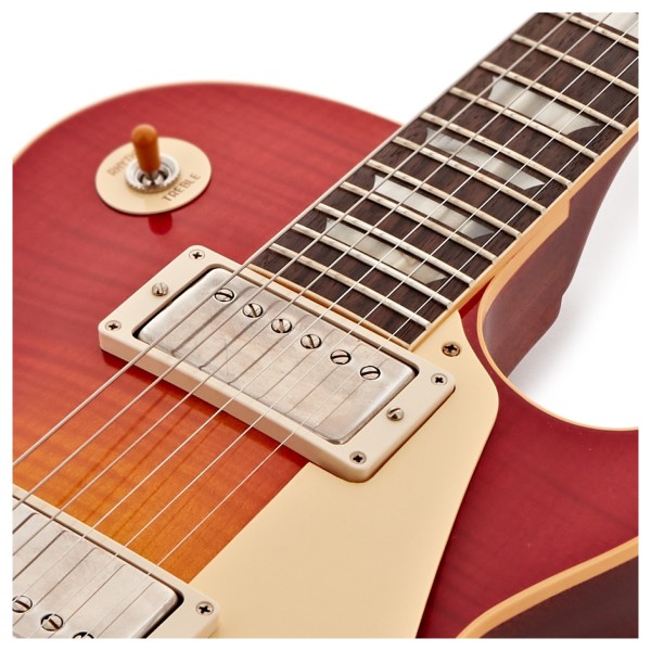 Gibson Custom 1959 Les Paul Standard Reissue VOS, Washed Cherry Sunburst #943402 - neck join 