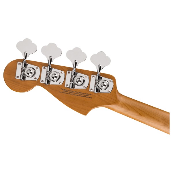 Charvel Pro-Mod Bass SD PJ Iv Mah Satin Ferrari Red Bass Guitar - headstock back 
