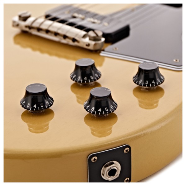 Gibson Custom 1957 Les Paul Special Single Cut Reissue VOS, TV Yellow #742232 - knobs 