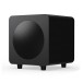 Kanto SUB6 Vinyl Subwoofer, Matte Black - Angled