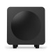 Kanto SUB6 Vinyl Subwoofer, Black - Front