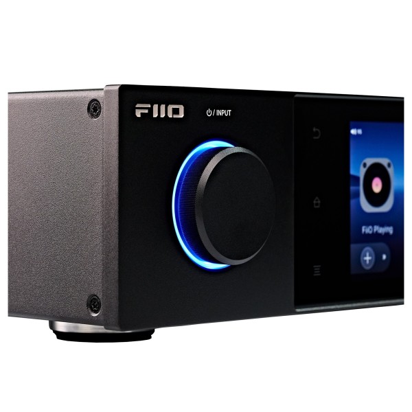 FiiO S15 Audio Streamer, Black - front detail