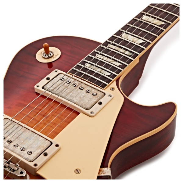 Gibson Custom 1959 Les Paul Standard Reissue Ultra Light Aged, Factory Burst #95851 - neck join 