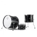 Dixon Cornerstone Hybrid 22'' Drum Kit w/Hardware & Steel Snare, Piano Black Gloss