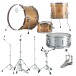 Dixon Batería Cornerstone Hybrid 22'' con herrajes y acero Snare, Natural Maple Gloss