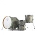Dixon Cornerstone Hybrid 20'' Drum Kit w/Hardware & Steel Snare, Satin Cement Grey