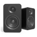 Kanto YU Passive 4-Inch Speakers, Matte Black - Angled