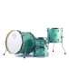 Dixon Cornerstone Hybrid 20'' Drum Kit w/Hardware & Steel Snare, Satin Neo-Mint