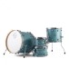 Dixon Cornerstone Hybrid 20'' Drum Kit w/Hardware & Steel Snare, Satin Quetzal Blue
