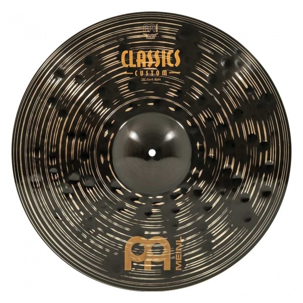 Meinl Classics Custom Dark 20'' Ride & Gear4music Boom Arm Stand, Black