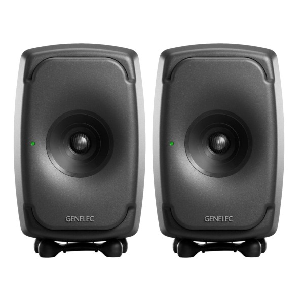 Genelec 8331APM Professional Studio Monitor Grey, Pair - Bundle