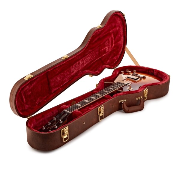 Gibson Les Paul Standard 60s Double Trouble, Vintage Bourbon Burst Gloss #211350008 - case 