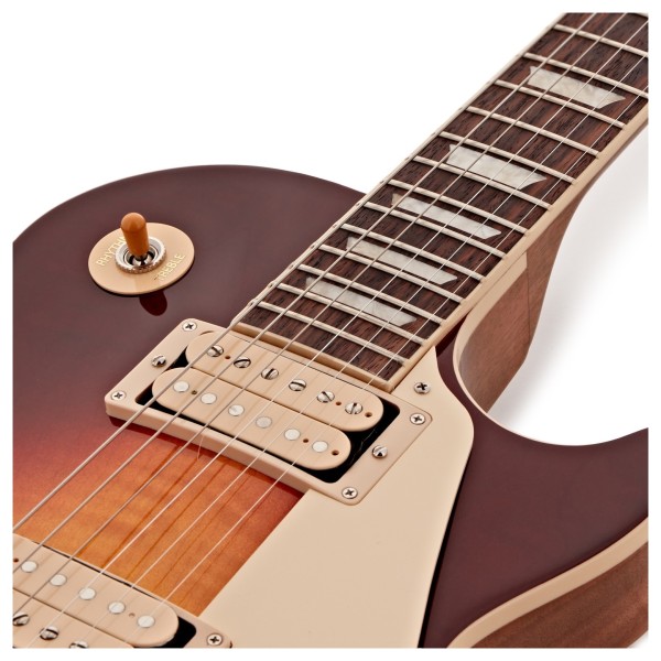 Gibson Les Paul Standard 50s Double Trouble, Vintage Bourbon Burst Gloss #211550333 - neck join 