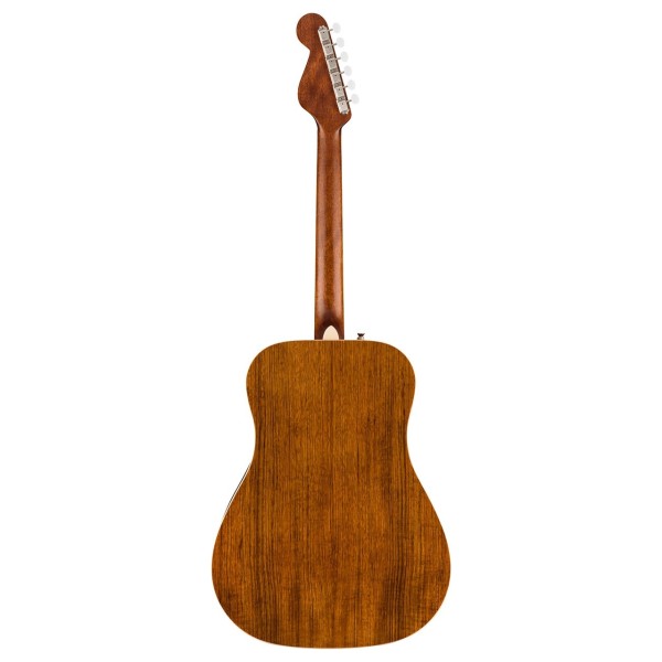 Fender King Vintage Electro Acoustic, Aged White Pickguard, Mojave - Back