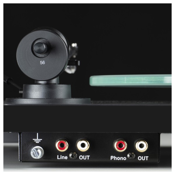 Pro-Ject T1 EVO Phono Turntable, Black - Outputs