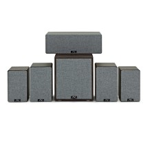 AVCOM 5.1 Speaker Bundle, Walnut