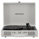 Crosley Cruiser Deluxe Portable Turntable with Bluetooth Out, White Sand
