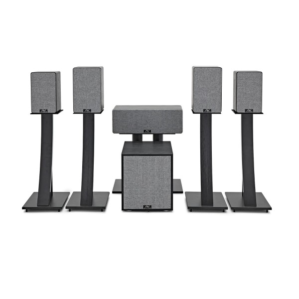 AVCOM Surround Speaker System, Custom Bundle, Black