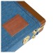 Fender x Wrangler Denim Case, Indigo - Exterior Logo 