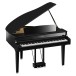 Yamaha CLP 895 Digital Grand Piano, Polished Ebony - Side