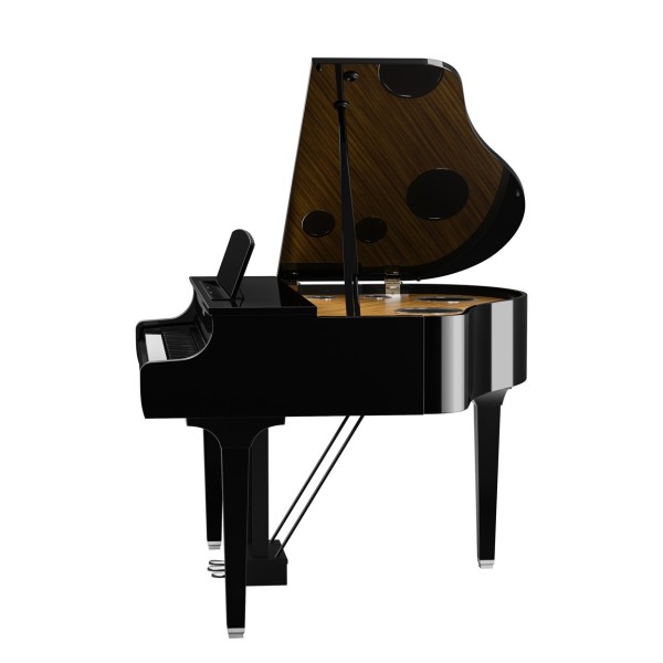 Yamaha CLP 895 Digital Grand Piano, Polished Ebony - Angle