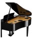 Yamaha CLP 895 Digital Grand Piano, Polished Ebony- Angle