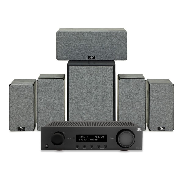 AVCOM Surround Speaker System, Custom Bundle, Black