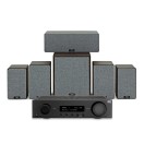 AVCOM Bouwer van surround luidspeakersystemen, notenhout