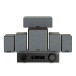 AVCOM Surround Speaker System Builder, Walnut