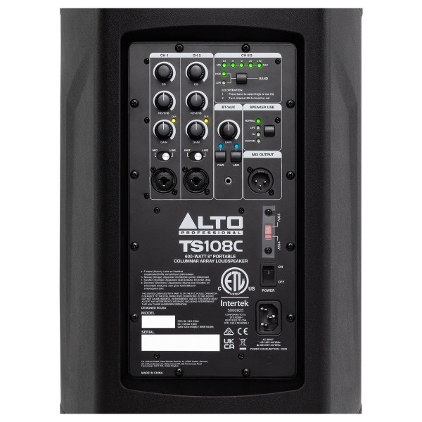 Alto TS108C Loudspeaker Detail 3
