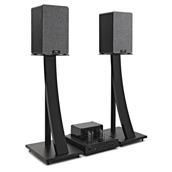 AVCOM 2.0 Vintage Style HiFi System Builder, Black