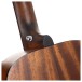 Cort Earth GO Mini Dreadnought, Open Pore - BACK OF NECK JOINT