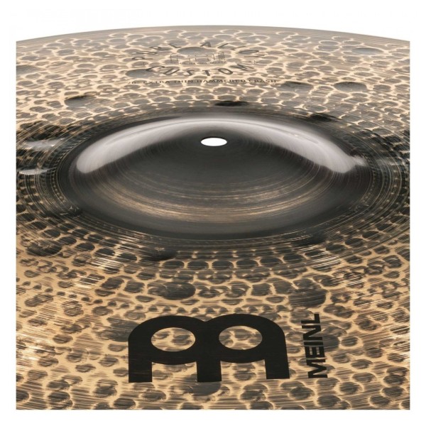 Meinl Pure Alloy Custom 20" Extra Thin Hammered Crash & Gear4music Boom Arm Stand, Black