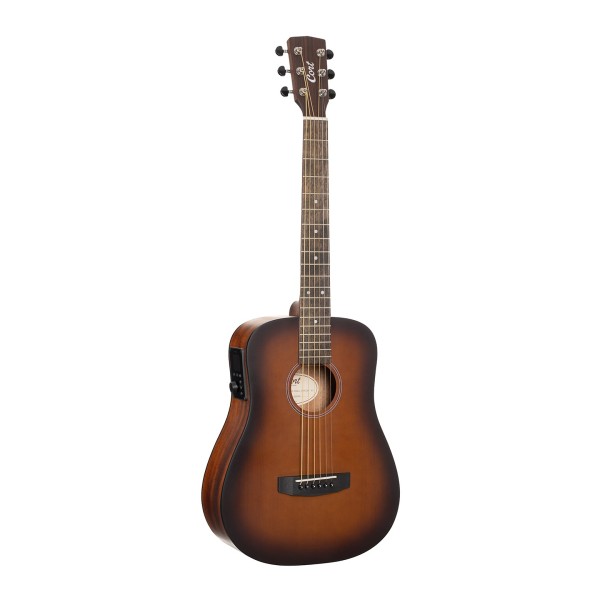 Cort Earth GO Mini Dreadnought, Open Pore Brown Burst - MAIN