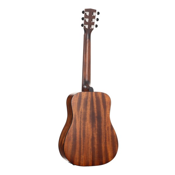 Cort Earth GO Mini Dreadnought, Open Pore Brown Burst - BACK