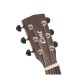 Cort Earth GO Mini Dreadnought, Open Pore Brown Burst - HEADSTOCK