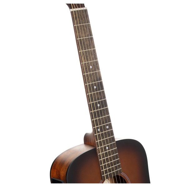 Cort Earth GO Mini Dreadnought, Open Pore Brown Burst - NECK