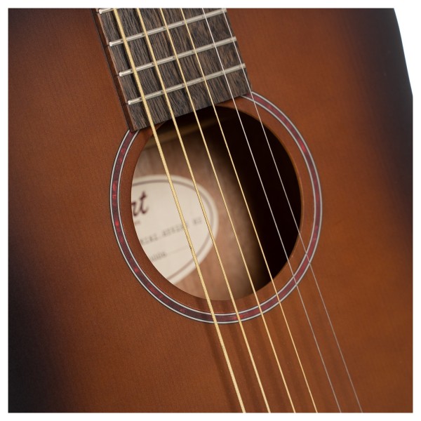 Cort Earth GO Mini Dreadnought, Open Pore Brown Burst - SOUND HOLE