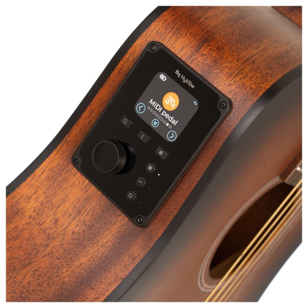 Cort Earth GO Mini Dreadnought, Open Pore Brown Burst - HYVYBE CONTROLS