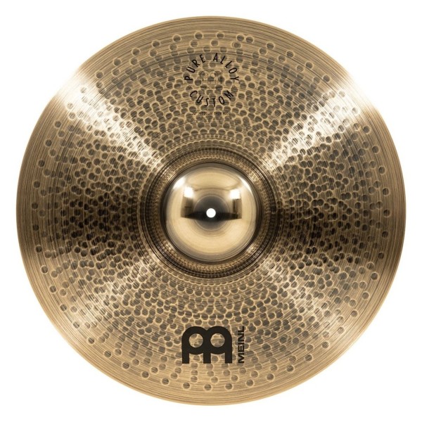 Meinl Pure Alloy Custom 22" Medium Thin Ride & Gear4music Boom Arm Stand, Black