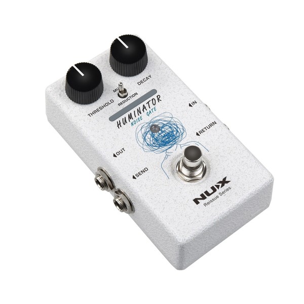 NUX NRN-1 Huminator Noise Gate Pedal, Left Angle