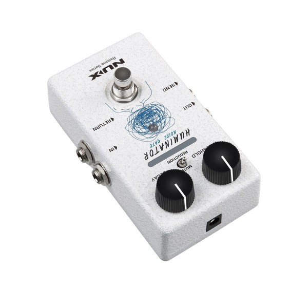 NUX NRN-1 Huminator Noise Gate Pedal, Rear Left Angle