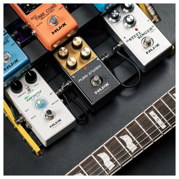 NUX NRN-1 Huminator Noise Gate Pedal, On Pedal Board